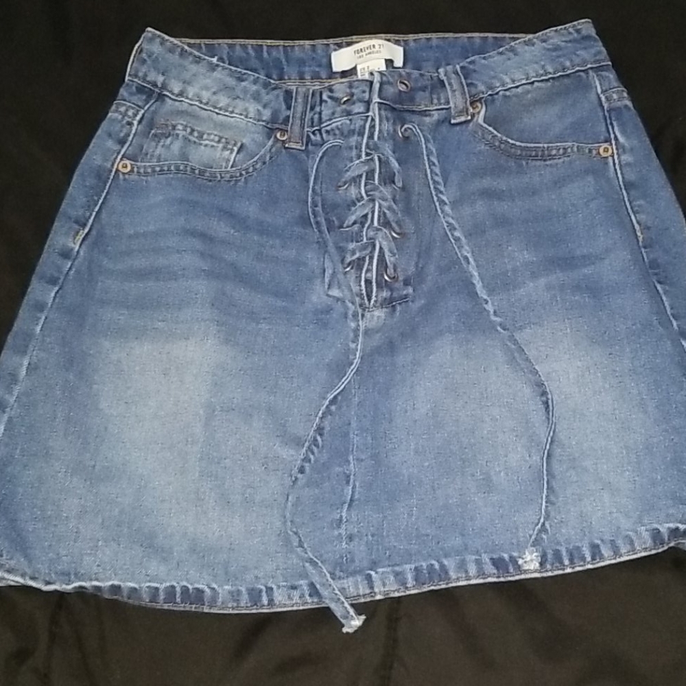 Forever 21 jean skirt